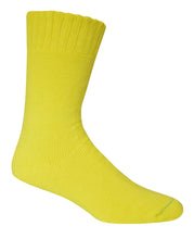Load image into Gallery viewer, Extra Thick Yellow Bamboo Socks - 3 Pack - The Hippie House