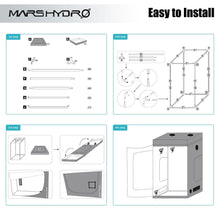 Load image into Gallery viewer, Mars Hydro Grow Tent - 150cm x 150cm x 200cm - The Hippie House