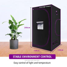 Load image into Gallery viewer, SF Grow Tent 120cm X 120cm X 200cm - The Hippie House