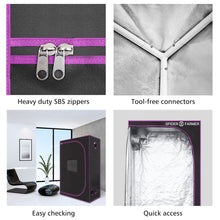 Load image into Gallery viewer, SF Grow Tent 140cm X 70cm X 200cm - The Hippie House