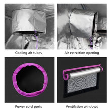 Load image into Gallery viewer, SF Grow Tent 140cm X 70cm X 200cm - The Hippie House