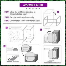 Load image into Gallery viewer, SF Grow Tent 60cm X 60cm X 140cm - The Hippie House