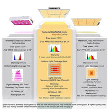 Load image into Gallery viewer, Spider Farmer LED Grow Light - SF1000 - The Hippie House