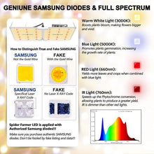 Load image into Gallery viewer, Spider Farmer LED Grow Light - SF2000 - The Hippie House
