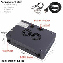 Load image into Gallery viewer, Viparspectra 1000W LED Grow Light - 10W Dual Chips - VA1000 - The Hippie House
