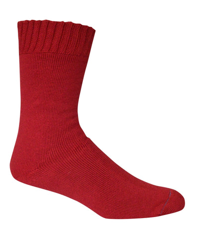 Extra Thick Fire Red Bamboo Socks - The Hippie House