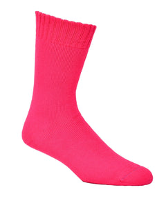 Extra Thick Hot Pink Bamboo Socks - 3 Pack - The Hippie House