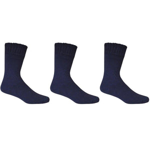 Extra Thick Navy Bamboo Socks - 3 Pack - The Hippie House
