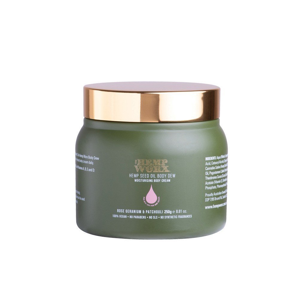 Hemp Body Dew - Rose Geranium And Patchouli - The Hippie House