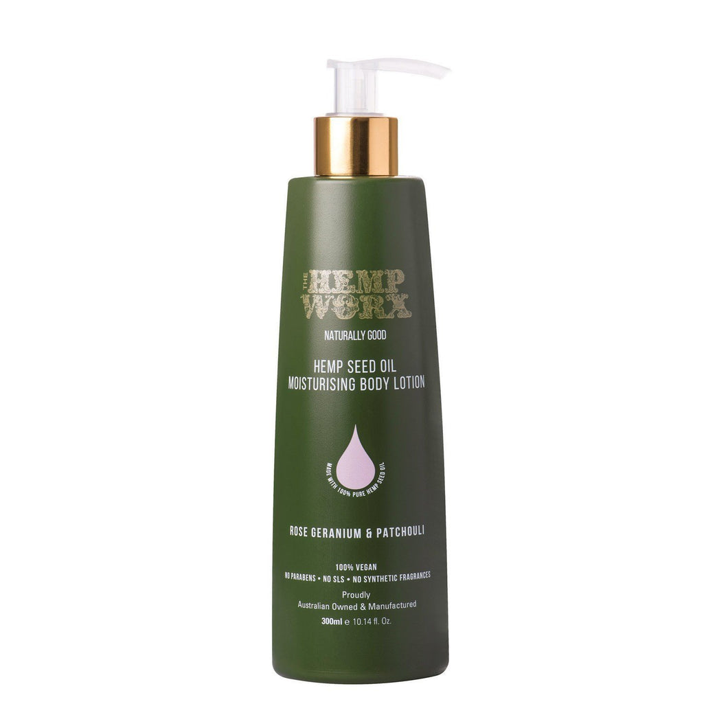 Hemp Body Lotion - Rose & Patchouli - The Hippie House