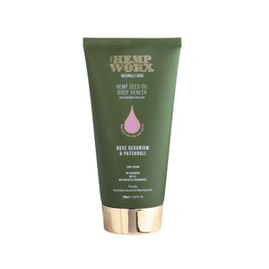 Hemp Body Veneer - Rose Geranium And Patchouli - Hemp Worx
