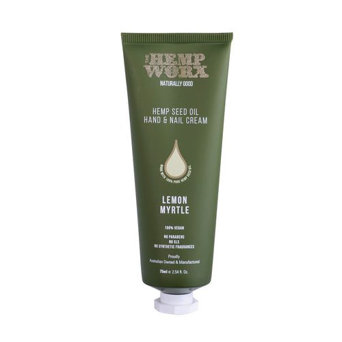 Hemp Worx Hemp Hand Cream - Lemon Myrtle - The Hippie House