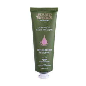 Hemp Worx Hemp Hand Cream - Rose & Patchouli - The Hippie House