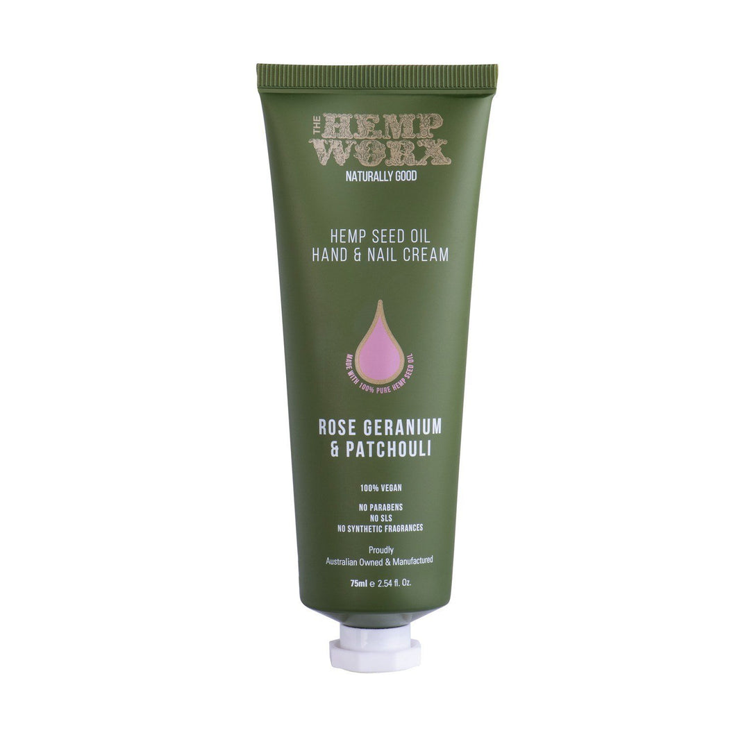 Hemp Worx Hemp Hand Cream - Rose & Patchouli - The Hippie House