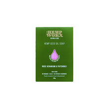 Load image into Gallery viewer, Hemp Worx Rose Geranium And Patchouli Soap Bar - The Hippie House

