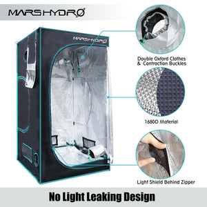 Mars Hydro Grow Tent - 100cm x 100cm x 180cm - The Hippie House