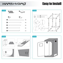 Load image into Gallery viewer, Mars Hydro Grow Tent - 100cm x 100cm x 180cm - The Hippie House
