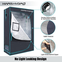 Load image into Gallery viewer, Mars Hydro Grow Tent - 120cm x 60cm x 180cm - The Hippie House
