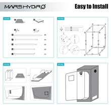 Load image into Gallery viewer, Mars Hydro Grow Tent - 70cm x 70cm x 160cm - The Hippie House
