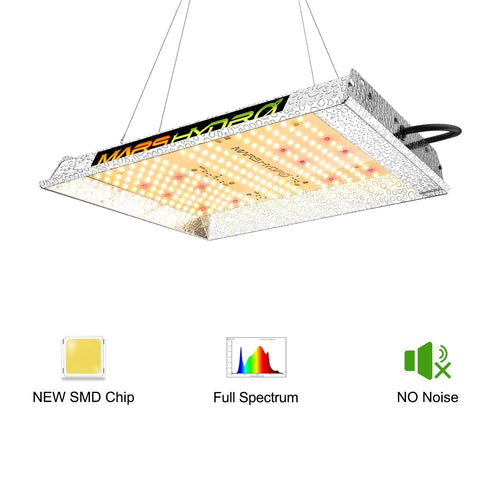Mars Hydro TS 600 Full Spectrum LED Grow Light - The Hippie House