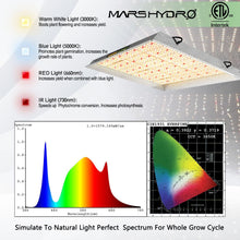 Load image into Gallery viewer, Mars Hydro TS 3000 Full Spectrum LED Grow Light - The Hippie House
