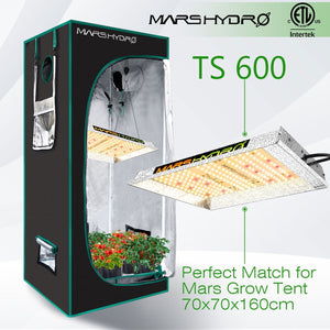 Mars Hydro TS 600 Full Spectrum LED Grow Light - The Hippie House