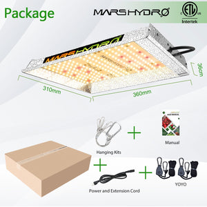 Mars Hydro TS 600 Full Spectrum LED Grow Light - The Hippie House