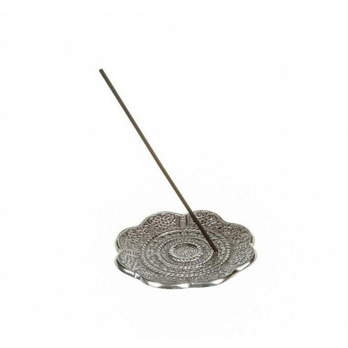 Metal Incense Holder - Round Ash Catcher - The Hippie House