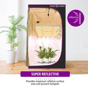 SF Grow Tent 90cm X 90cm X 180cm - The Hippie House
