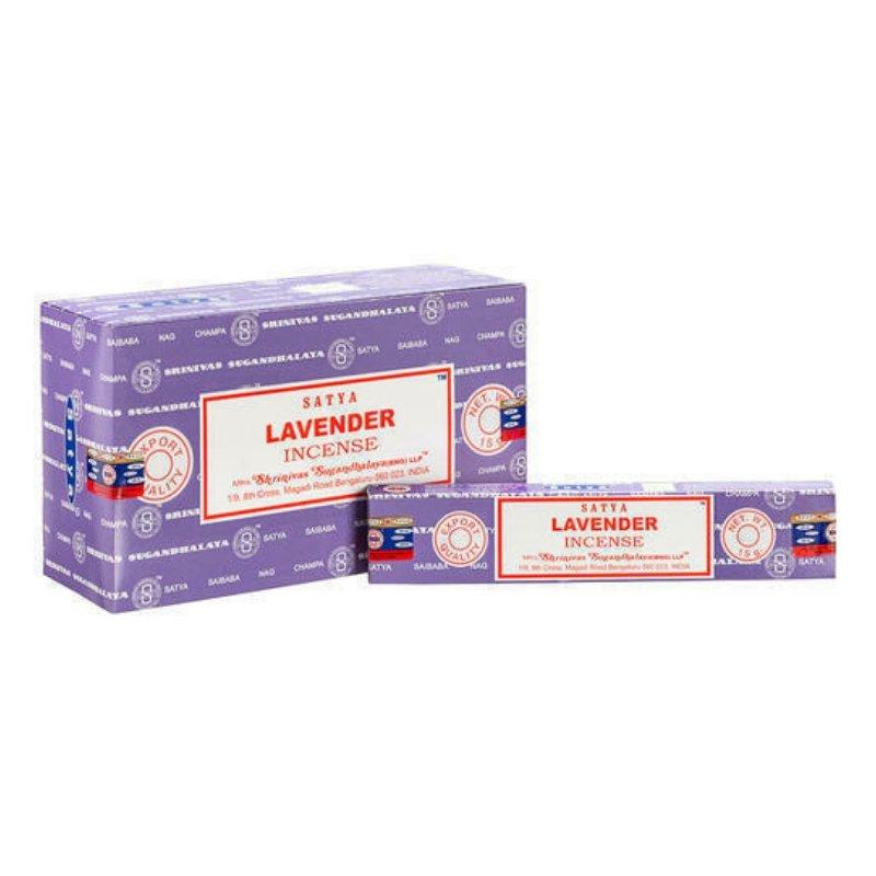 Satya Lavender Incense Sticks - 180 Grams - The Hippie House