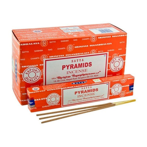 Satya Pyramids Incense Sticks - 180 Grams - The Hippie House