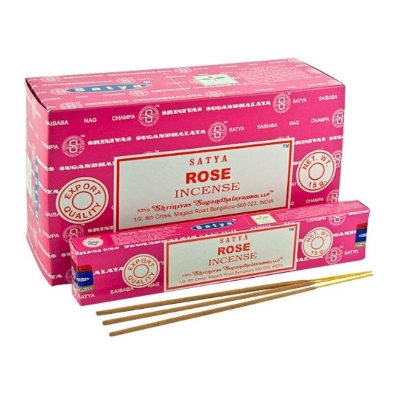 Satya Rose Incense Sticks - 180 Grams - The Hippie House