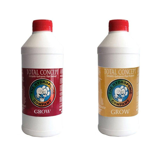 Total Concept Grow A & B Nutrient Set - 1 Litre - The Hippie House