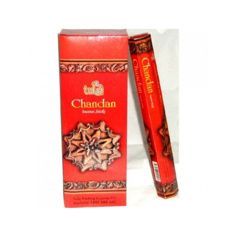 Tulsi Chandan Incense Sticks - 6x20g - The Hippie House