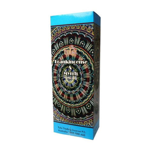 Tulsi Frankincense & Myrrh Incense Sticks - 6x20g - The Hippie House