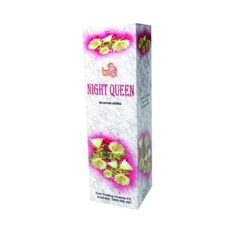 Tulsi Night Queen Incense Sticks - 6x20g - The Hippie House