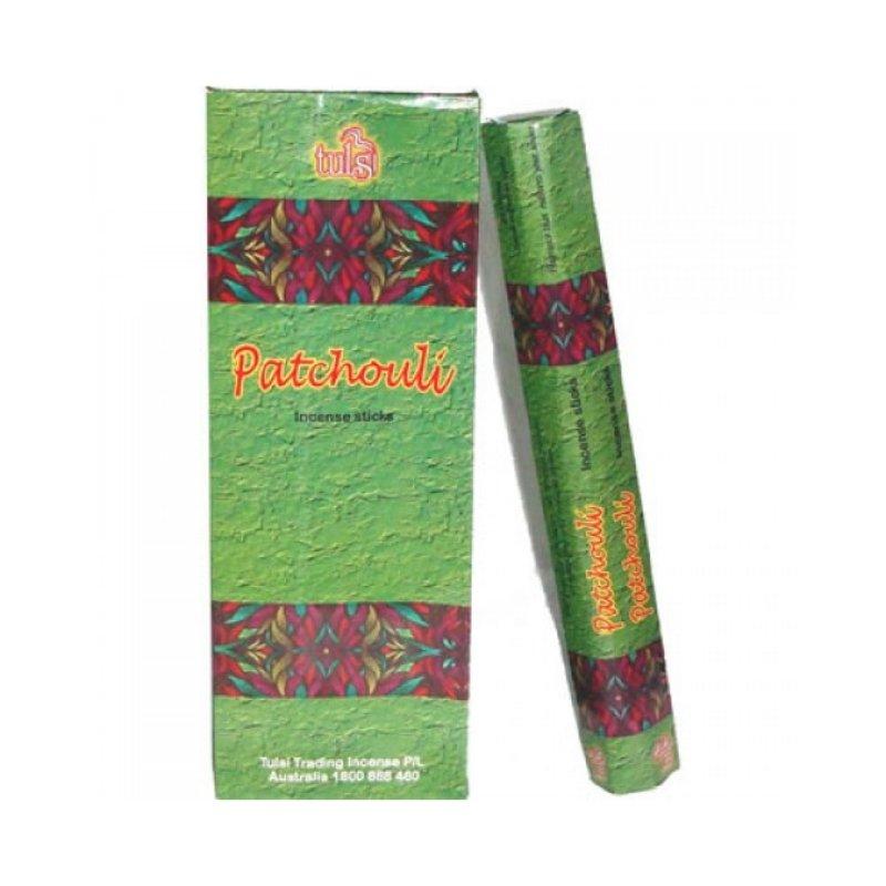 Tulsi Patchouli Incense Sticks - 6x20g - The Hippie House