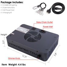 Load image into Gallery viewer, Viparspectra 600W LED Grow Light - 10W Dual Chips - VA600 - The Hippie House
