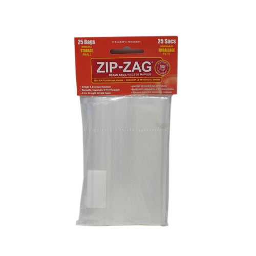 1 Ounce Zip Zag Sandwich Bag - 25 Pack - The Hippie House